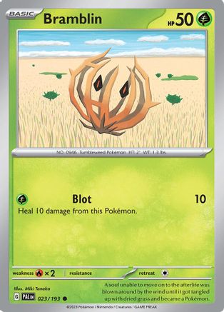 Image of Bramblin 023/193  SV02 Paldea Evolved - Common