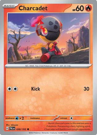 Image of Charcadet 038/193  SV02 Paldea Evolved - Common