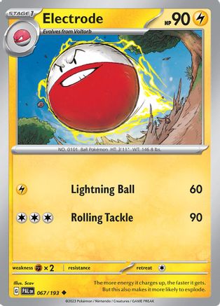 Image of Electrode 067/193  SV02 Paldea Evolved - Uncommon