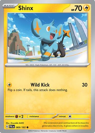 Image of Shinx 069/193  SV02 Paldea Evolved - Common