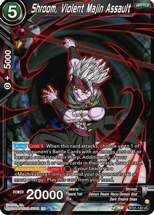Image of Shroom, Violent Majin Assault (BT21-140) - Wild Resurgence Foil