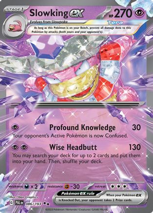 Image of Slowking ex 086/193  - Holofoil SV02 Paldea Evolved - Double Rare