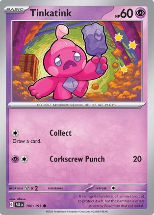 Image of Tinkatink 100/193  SV02 Paldea Evolved - Common