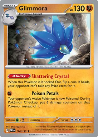 Image of Glimmora 126/193  - Holofoil SV02 Paldea Evolved - Rare