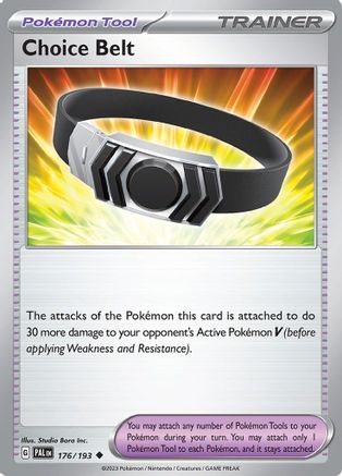Image of Choice Belt 176/193  - Reverse Holofoil SV02 Paldea Evolved - Uncommon