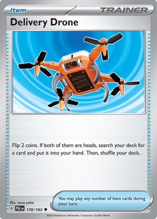Image of Delivery Drone 178/193  - Reverse Holofoil SV02 Paldea Evolved - Uncommon