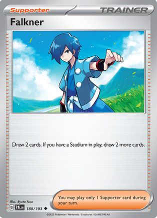 Image of Falkner 180/193  SV02 Paldea Evolved - Uncommon