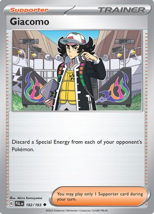Image of Giacomo 182/193  SV02 Paldea Evolved - Uncommon