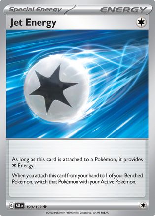 Image of Jet Energy 190/193  - Reverse Holofoil SV02 Paldea Evolved - Uncommon