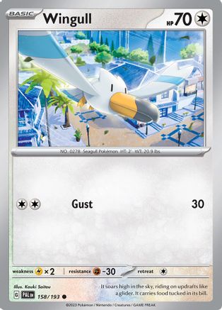 Image of Wingull 158/193  SV02 Paldea Evolved - Common