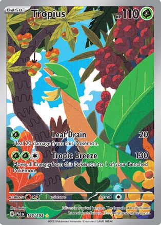 Image of Tropius 195/193  - Holofoil SV02 Paldea Evolved - Illustration Rare