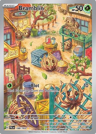 Image of Bramblin 198/193  - Holofoil SV02 Paldea Evolved - Illustration Rare