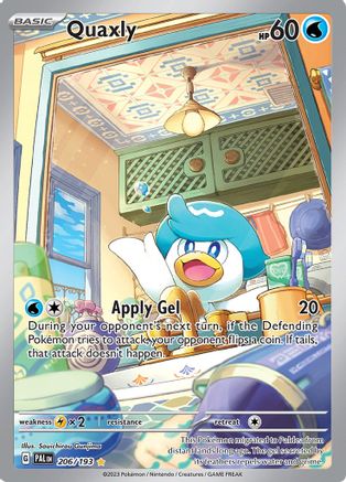 Image of Quaxly 206/193  - Holofoil SV02 Paldea Evolved - Illustration Rare