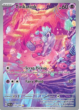 Image of Tinkatink 216/193  - Holofoil SV02 Paldea Evolved - Illustration Rare