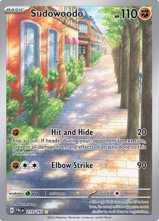 Image of Sudowoodo 219/193  - Holofoil SV02 Paldea Evolved - Illustration Rare