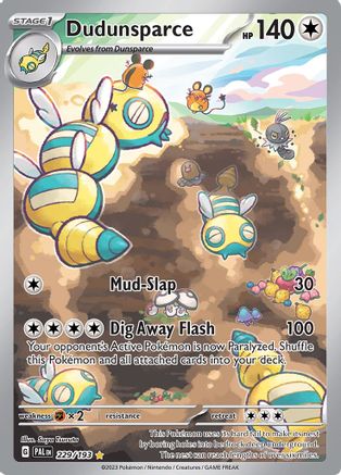 Image of Dudunsparce 229/193  - Holofoil SV02 Paldea Evolved - Illustration Rare