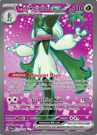 Image of Meowscarada ex 231/193  - Holofoil SV02 Paldea Evolved - Ultra Rare