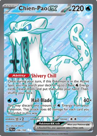 Image of Chien 236/193  - Holofoil SV02 Paldea Evolved - Ultra Rare