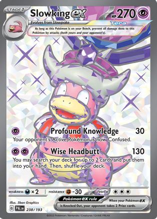 Image of Slowking ex 238/193  - Holofoil SV02 Paldea Evolved - Ultra Rare