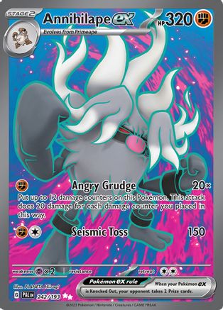 Image of Annihilape ex 242/193  - Holofoil SV02 Paldea Evolved - Ultra Rare