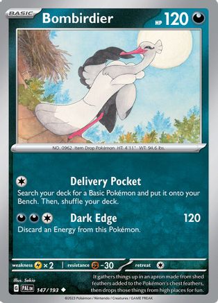 Image of Bombirdier 147/193  SV02 Paldea Evolved - Uncommon