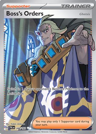 Image of Boss's Orders 248/193  - Holofoil SV02 Paldea Evolved - Ultra Rare