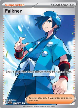 Image of Falkner 251/193  - Holofoil SV02 Paldea Evolved - Ultra Rare