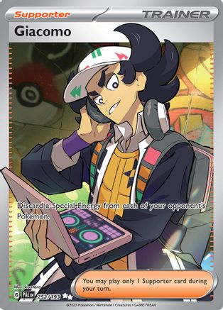 Image of Giacomo 252/193  - Holofoil SV02 Paldea Evolved - Ultra Rare