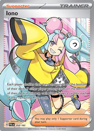 Image of Iono 254/193  - Holofoil SV02 Paldea Evolved - Ultra Rare