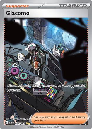 Image of Giacomo 267/193  - Holofoil SV02 Paldea Evolved - Special Illustration Rare