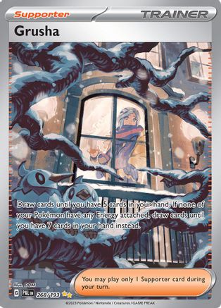 Image of Grusha 268/193  - Holofoil SV02 Paldea Evolved - Special Illustration Rare