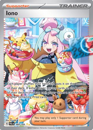 Image of Iono 269/193  - Holofoil SV02 Paldea Evolved - Special Illustration Rare