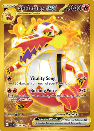 Image of Skeledirge ex 272/193  - Holofoil SV02 Paldea Evolved - Hyper Rare