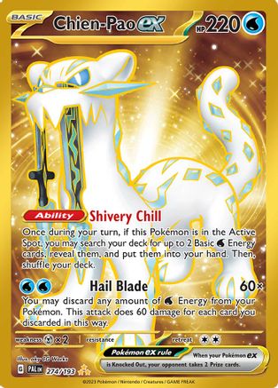 Image of Chien 274/193  - Holofoil SV02 Paldea Evolved - Hyper Rare