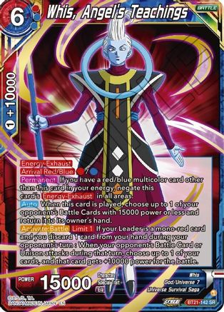Image of Whis, Angel's Teachings (BT21-142) - Wild Resurgence Foil
