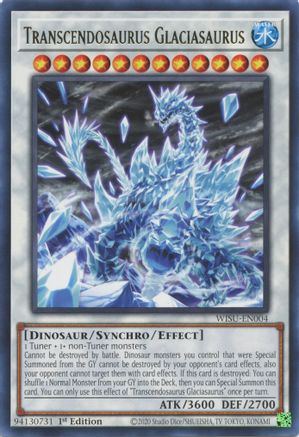 Image of Transcendosaurus Glaciasaurus (WISU-EN004) - Wild Survivors 1st Edition