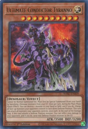 Image of Ultimate Conductor Tyranno (WISU-EN009) - Wild Survivors 1st Edition