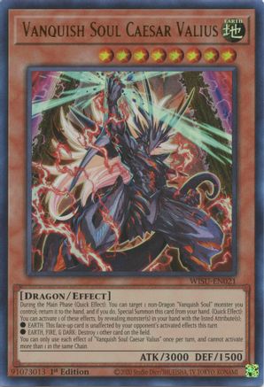 Image of Vanquish Soul Caesar Valius (WISU-EN021) - Wild Survivors 1st Edition