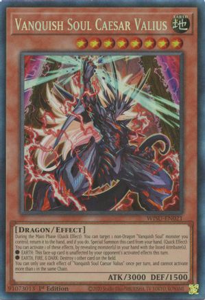 Image of Vanquish Soul Caesar Valius (CR) (WISU-EN021) - Wild Survivors 1st Edition