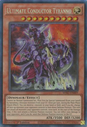 Image of Ultimate Conductor Tyranno (CR) (WISU-EN009) - Wild Survivors 1st Edition