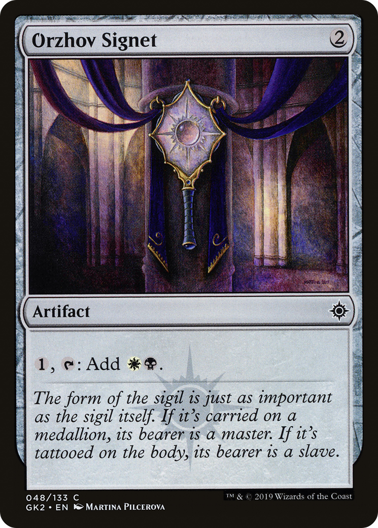 Image of Orzhov Signet (GK2-048) - RNA Guild Kit