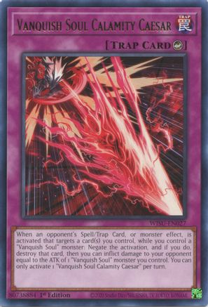 Image of Vanquish Soul Calamity Caesar (WISU-EN027) - Wild Survivors 1st Edition