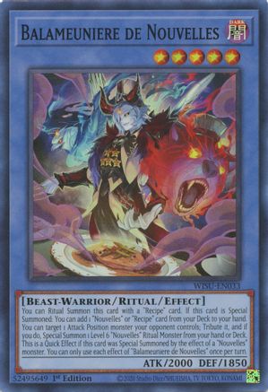 Image of Balameuniere de Nouvelles (WISU-EN033) - Wild Survivors 1st Edition
