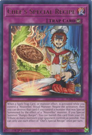 Image of Chef's Special Recipe (WISU-EN040) - Wild Survivors 1st Edition