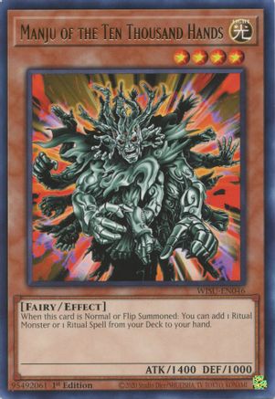 Image of Manju of the Ten Thousand Hands (WISU-EN046) - Wild Survivors 1st Edition