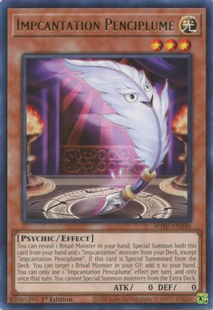 Image of Impcantation Penciplume (WISU-EN048) - Wild Survivors 1st Edition