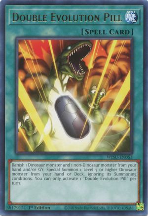 Image of Double Evolution Pill (WISU-EN053) - Wild Survivors 1st Edition