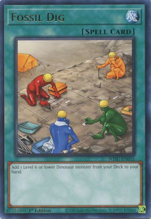 Image of Fossil Dig (WISU-EN055) - Wild Survivors 1st Edition
