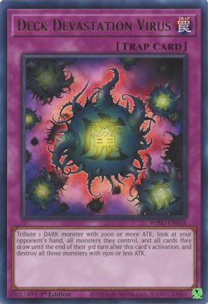 Image of Deck Devastation Virus (WISU-EN058) - Wild Survivors 1st Edition
