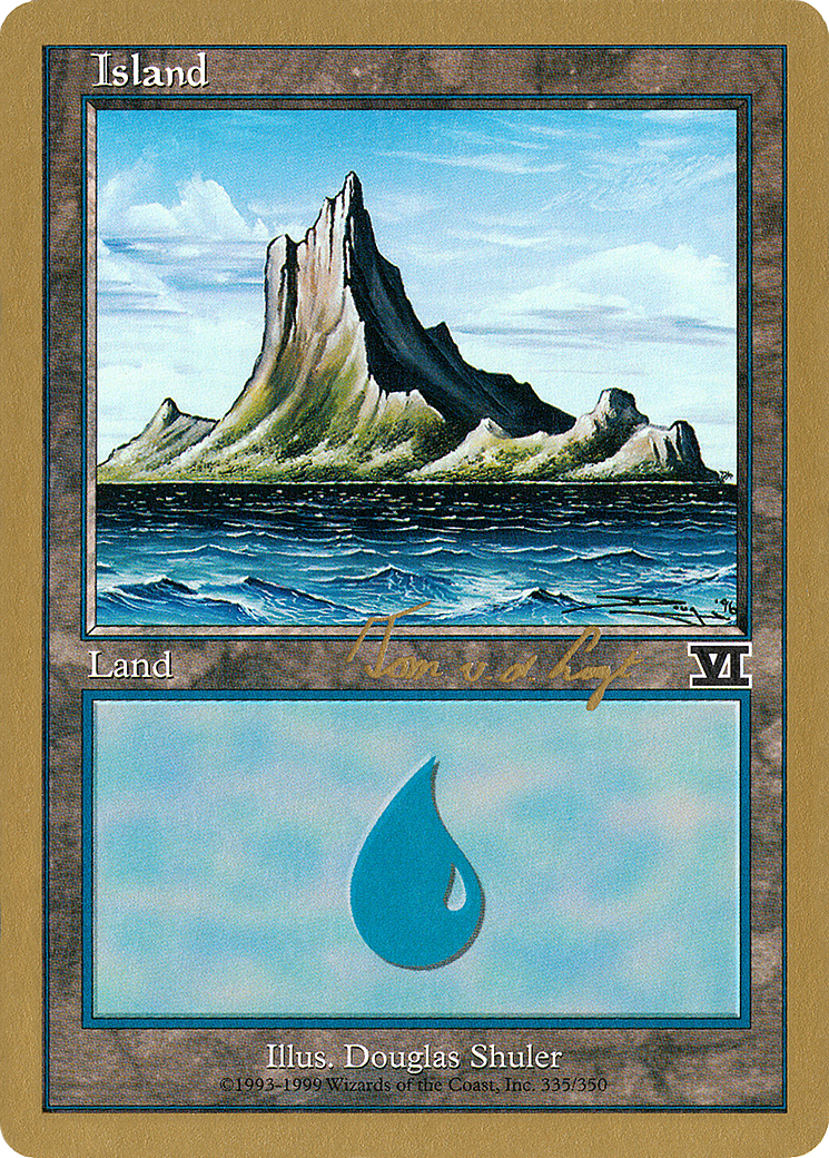 Image of Island (335) - 2000 Tom van de Logt (6ED) (WCD-) - World Championship Decks 2000